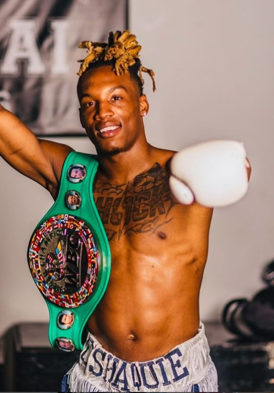 Professional boxer O'Shaquie Foster - featherweight division