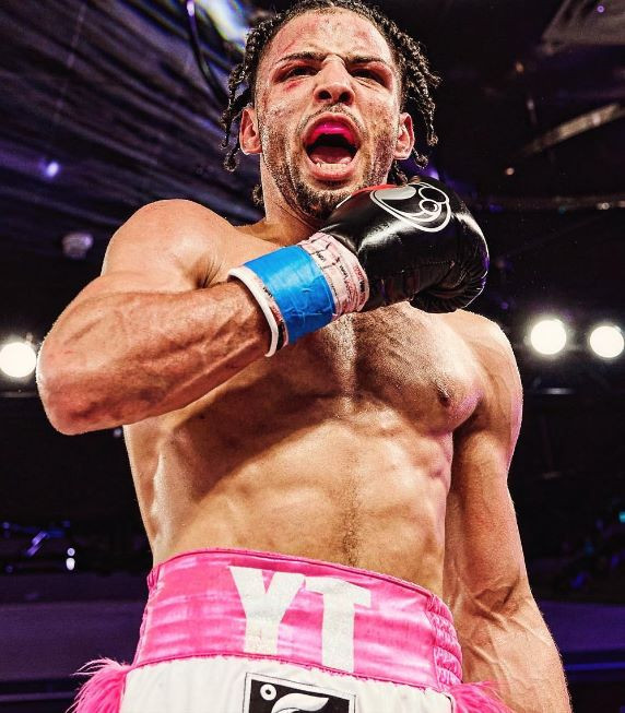 Professional boxer Yoenis Tellez - welterweight division